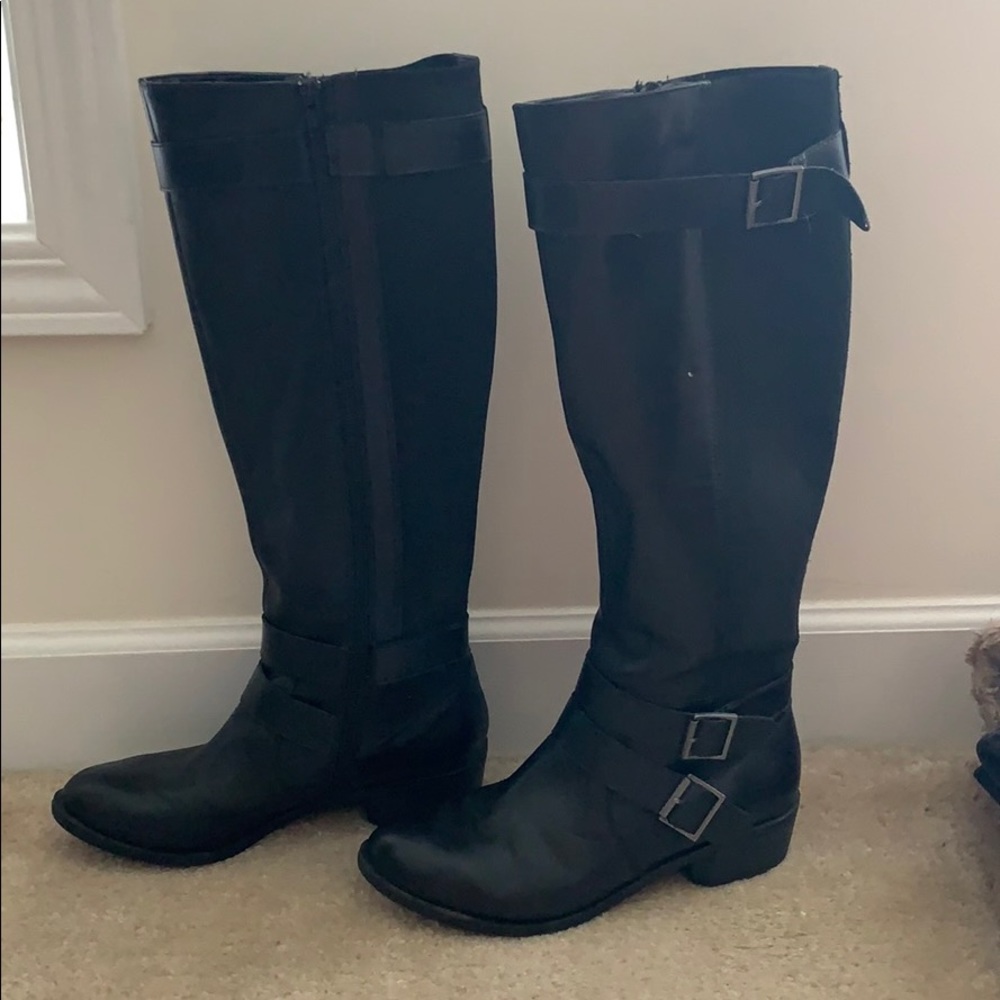 Kelly & Katie Black Tall Boots